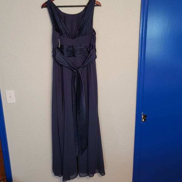 Marine/Navy Blue, Long Formal Gown - Picture 5 of 8